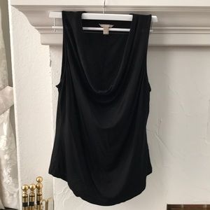 Banana republic Black scoop neck tank top